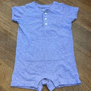 Primary Purple Baby Romper